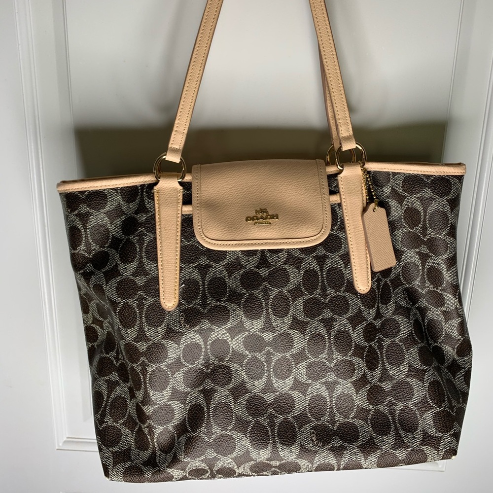 Coach brown purse